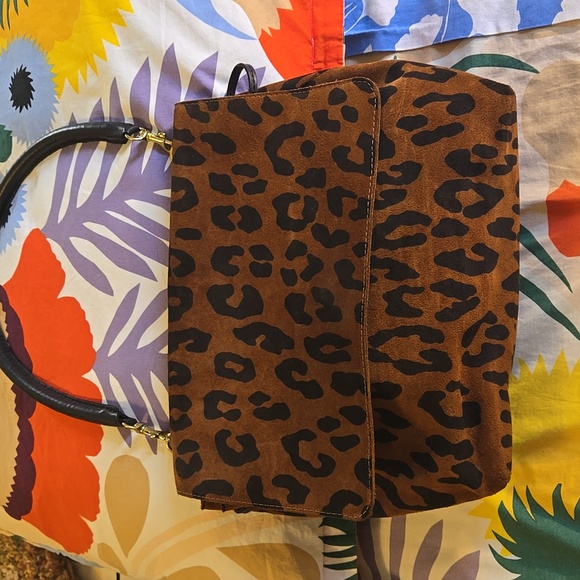 Clare V. Helene Leopard Print Bag - Picture 2 of 12